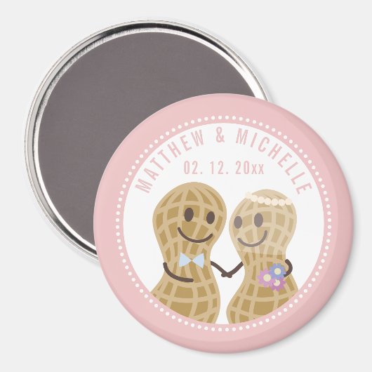 お互いの漫画のナッツユニーク日付を保存 マグネット (正面/裏面)