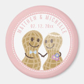 お互いの漫画のナッツユニーク日付を保存 マグネット (正面)