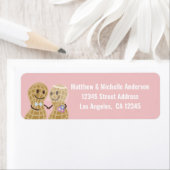 お互いの花嫁と花婿のたった今結婚しました ラベル (インサイチュ)