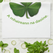 お互いの避難所の中生き延び キッチンタオル (折り畳み)