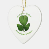 お互いの避難所の中生き延び セラミックオーナメント (左)