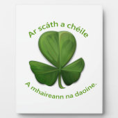 お互いの避難所の中生き延び フォトプラーク (正面)