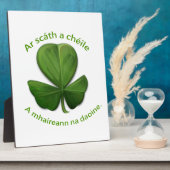 お互いの避難所の中生き延び フォトプラーク (側面)