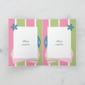 お互いの1周年をピンク色で描き合う カード (内部)