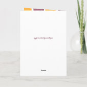 お互いの1周年を紫に描いて カード (裏面)