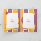 お互いの1周年を紫に描いて カード (内部)