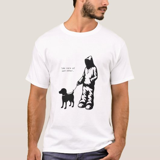 「お互いを大切に」 Tシャツ (正面)