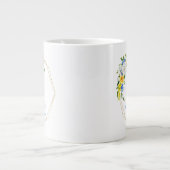 お互いを愛し合うフローラ ジャンボコーヒーマグカップ (正面)