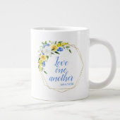 お互いを愛し合うフローラ ジャンボコーヒーマグカップ (右)
