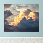 お互いを愛し合う キャンバスプリント (インサイチュ (ウッドフロア))