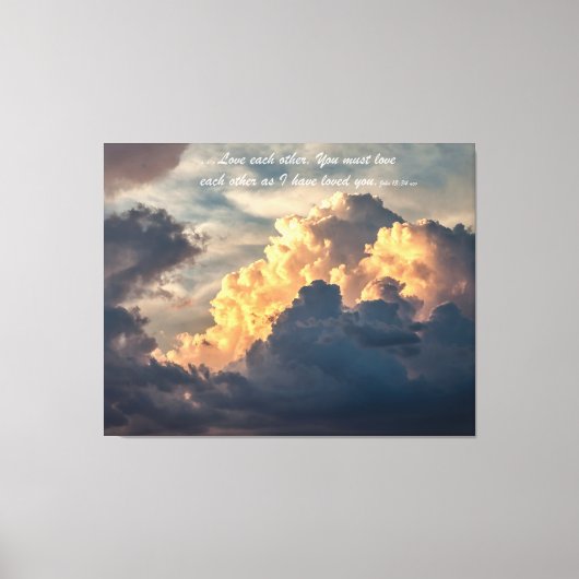 お互いを愛し合う キャンバスプリント (正面)