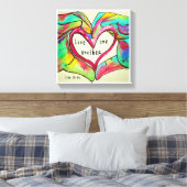 お互いを愛し合う キャンバスプリント (インサイチュ (寝室))