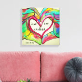 お互いを愛し合う キャンバスプリント (インサイチュ (リビング))