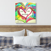 お互いを愛し合う キャンバスプリント (インサイチュ (寝室))