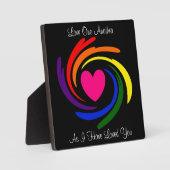 お互いを愛し合う フォトプラーク (正面)