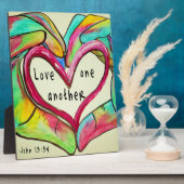 お互いを愛し合う フォトプラーク (側面)