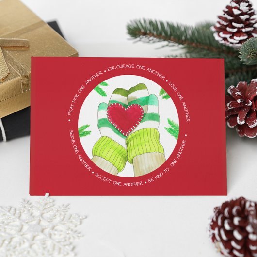 お互いを愛し合う ポストカード