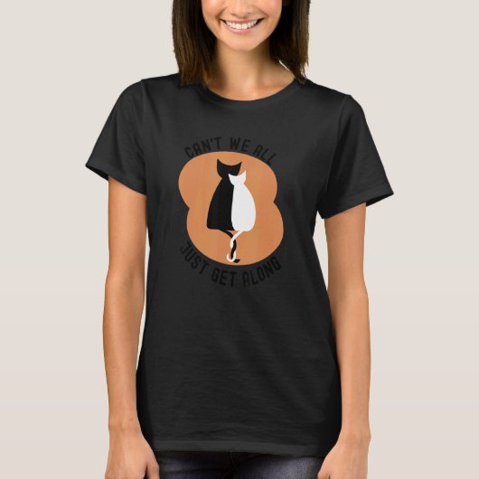 お互い仲良くやっていけない Tシャツ (正面)