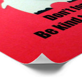 お互忘れいに優しくしないで！ ポスター (角)