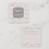 お仕事のプロモーション: ノートカード (正面/裏面)