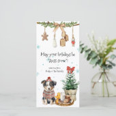 お休みが有り余るかも知れぬクリスマスカード シーズンカード (スタンド正面)