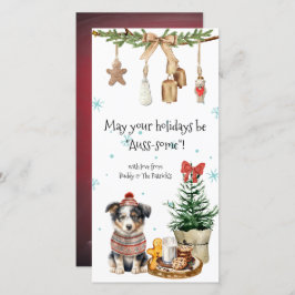 お休みが有り余るかも知れぬクリスマスカード シーズンカード