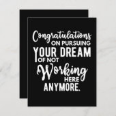 お休みのおめでとうございます セーブザデート (正面/裏面)