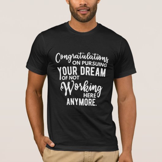 お休みのおめでとうございます Tシャツ (正面)