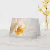 お休み カード (黄色い花)