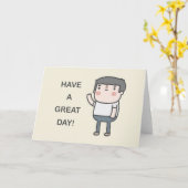 お休素晴らしみ カード (黄色い花)