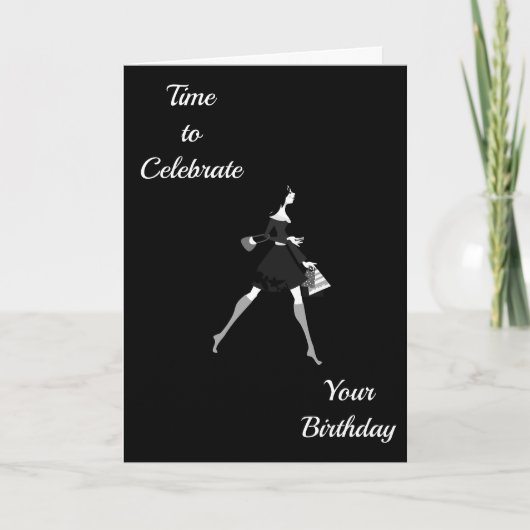 お会いしましょう。お祝客様の**誕生日** カード (正面)