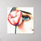 お会いする方法 キャンバスプリント (正面)