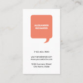 お会いできてうれしいよモダンう 名刺 (裏面)