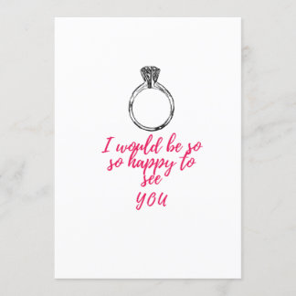 お会いできてとても嬉しい 招待状