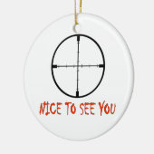 お会いできて嬉しい セラミックオーナメント (左)