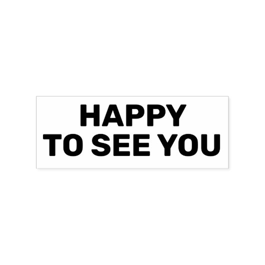 お会いできて嬉しい、パッケージ ラバースタンプ (インプリント)