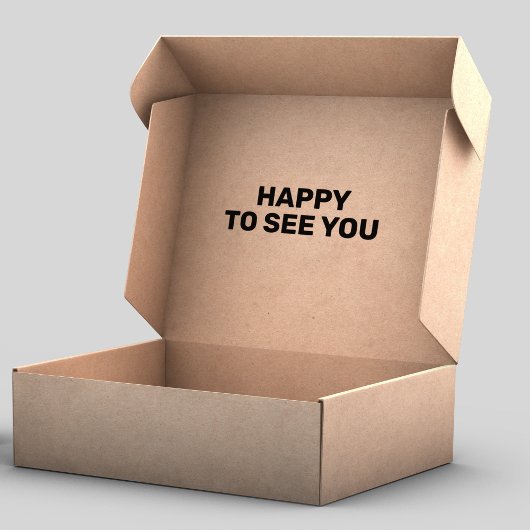 お会いできて嬉しい、パッケージ ラバースタンプ