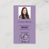 お会いできて嬉しい！我々とつながれ！社会 名刺 (裏面)