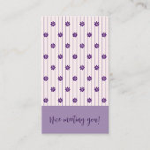 お会いできて嬉しい！我々とつながれ！社会 名刺 (正面)