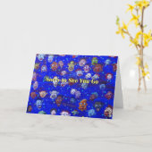 お会いできて残念 カード (黄色い花)