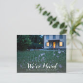 お住まいの写真の新しいアドレスを移動しました ポストカード (スタンド正面)