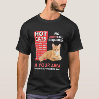 お住まいの地域でホットな猫 Tシャツ
