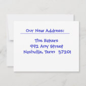 お住まいの地域または州を移動する サンキューカード (裏面)