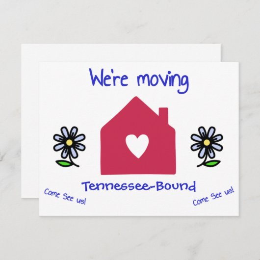 お住まいの地域または州を移動する サンキューカード (正面/裏面)