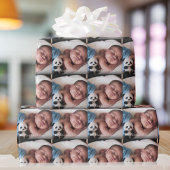 お使いのお気に入りのベビーフォトスクリプト名 ラッピングペーパー