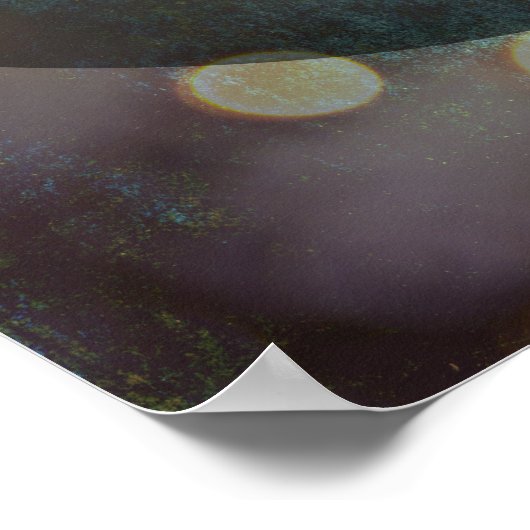 お使いのお気に入りの引用文の温かいテクスチャグランジ ポスター (角)