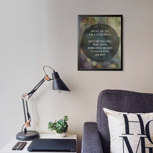 お使いのお気に入りの引用文の温かいテクスチャグランジ ポスター