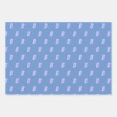 お使いのイニシャルの色の選択 ラッピングペーパーシート (正面3)