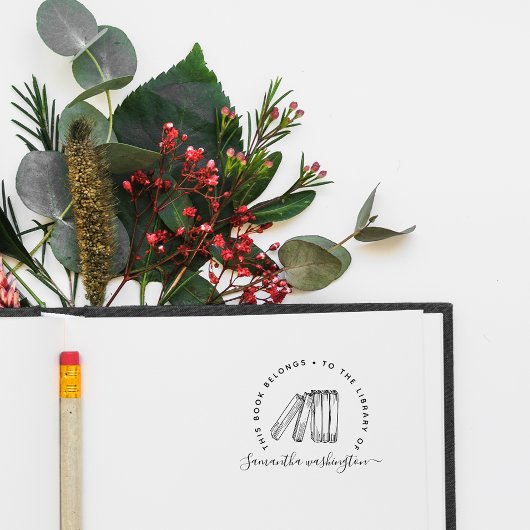 お使いのエレガントヴィンテージカスタム図書 ラバースタンプ