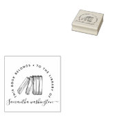 お使いのエレガントヴィンテージカスタム図書 ラバースタンプ (押印)